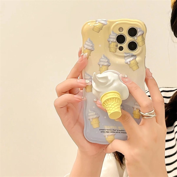 Case för iPhoneXsMax Custom Silicone Summer Cone Creative Phone case