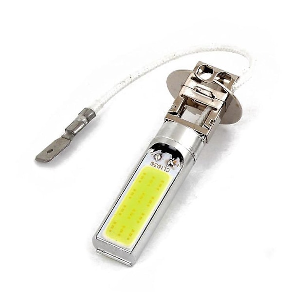 stk H3 15W LED COB DRL pære hvit Xenon frontlykt
