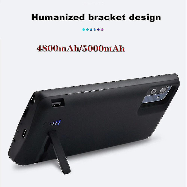 S21 Batterioplader Etui til Samsung Galaxy S21 Ultra Bærbar Udvidet Opladningsetui til Galaxy S21 Plus Fe Power Bank Etui 5g