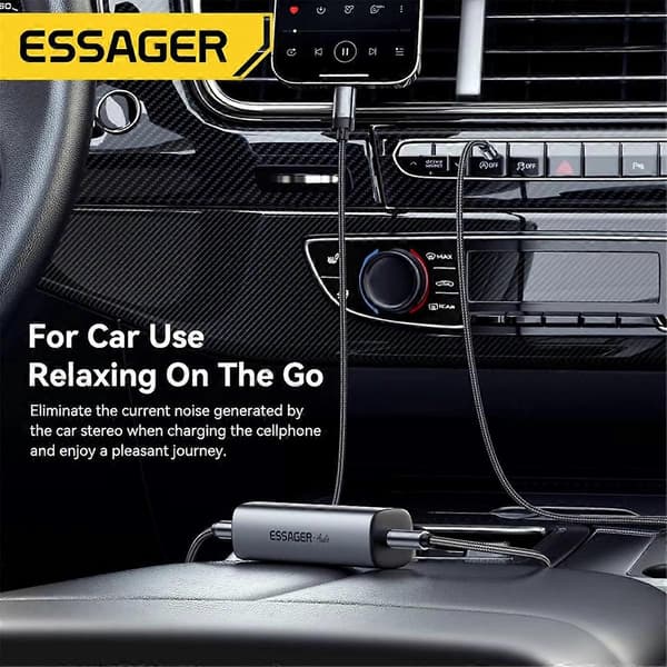 Essager Audio Støyfilter 3.5mm Aux Anti-interferens