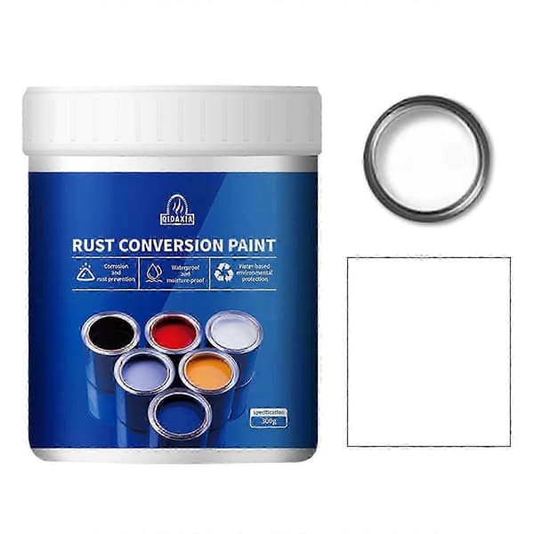 Rust Konverter Anti-Rust Chassis-Rust Konverter til Mekanisk Rust White 500g