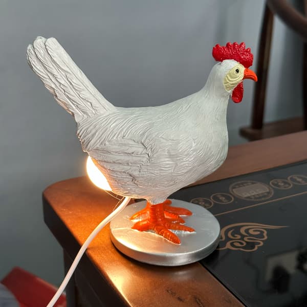 Kyllingrumpe Lampe Dekor Chicken Butt Lamp