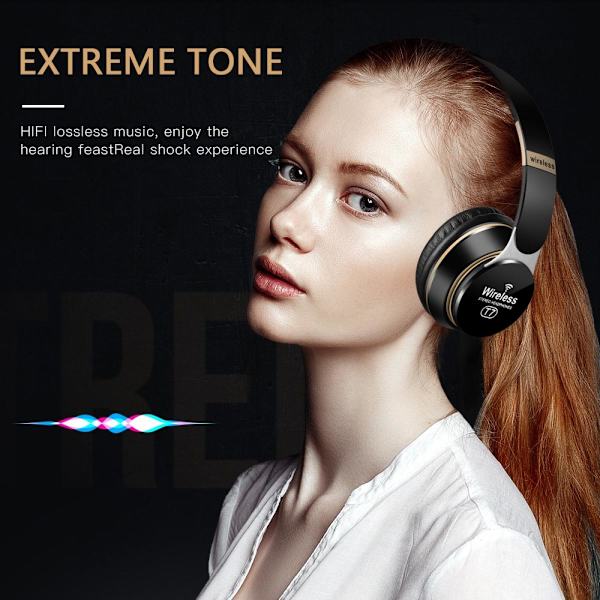 Langattomat kuulokkeet Bluetooth-kuulokkeet kokoontaitettavat stereokuulokkeet pelikuulokkeet mikrofonilla PC-matkapuhelimelle MP3 |