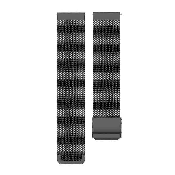 Tre Perler Rustfrit Stål Rem 22mm Black
