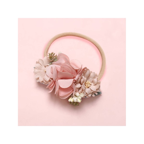 Nyfødt Baby Blomster Prinsesse Elastisk Armbånd (Hh)
