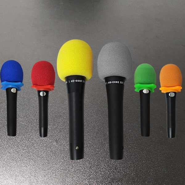 10 stk. tykke håndholdte Sta Mic Creen skum mikrofoner skum svamp