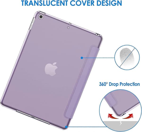 Etui for iPad (9,7-tommer, 2018/2017-modell, 6./5. generasjon), Smart Cover Auto Wake/Sleep Light Purple