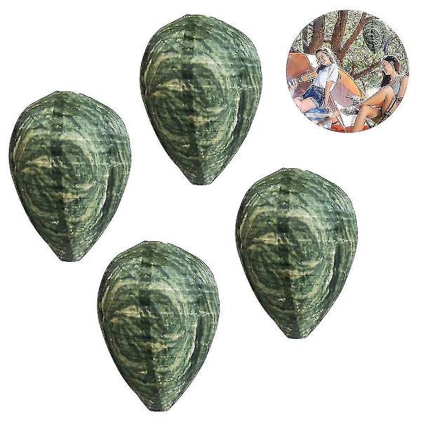 Stycken Vattentäta Getingbo Attrapper Hängande Hornet Avskräckare Falska Tyg Getingbo Icke-toxiska Bi Attrapp Avskräckande Kompatibel med Hem Och Trädgård Utomhus Dark green