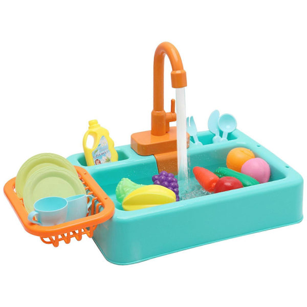 Analog Elektrisk Diskho Barn Rollspel Kök Set Leksaker Barn Leksak Fantasilek Tillbehör GN