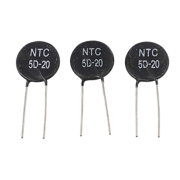 Sensing Inrush Current Limiter Termistor 5D-20 5 Ohm black