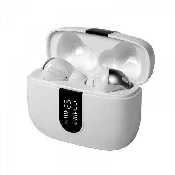 Langattomat Bluetooth-kuulokkeet 5.0 Stereo Bluetooth -kuulokkeet In-Ear -kuulokkeet (valkoinen)