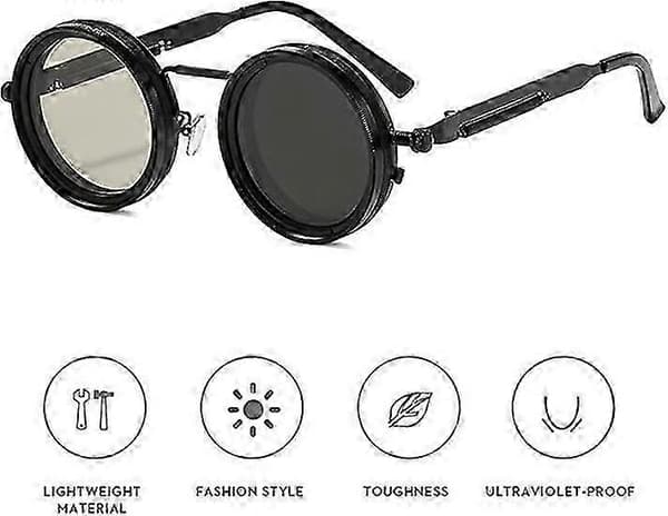 Visionguard NF Aurinkolasit, Visionguard ND Suodatin Aurinkolasit, Punk Ristipeili Black