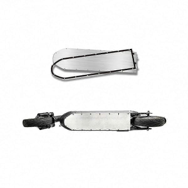 G30 Max Scooter Bunnplate i rustfritt stål og batterideksel for G30 Pro Silver