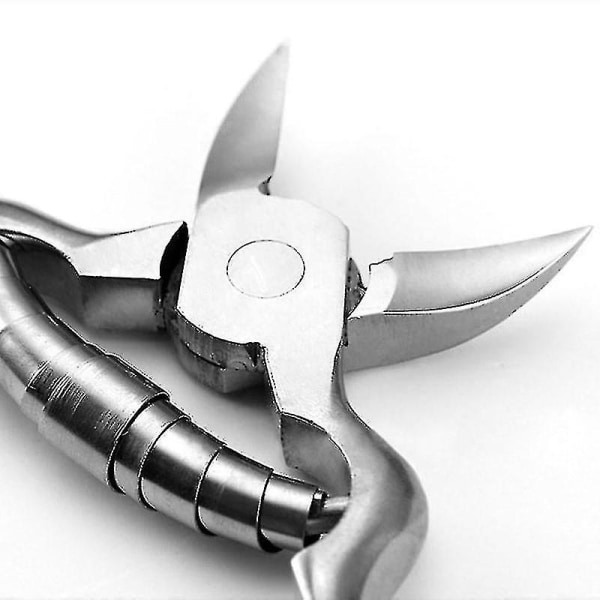 Stain Steel Tå Nagel Nagelband Nipper Pincett Nipper Skin Tång Verktyg Tryckare Sax|nagelbandssax (silver)
