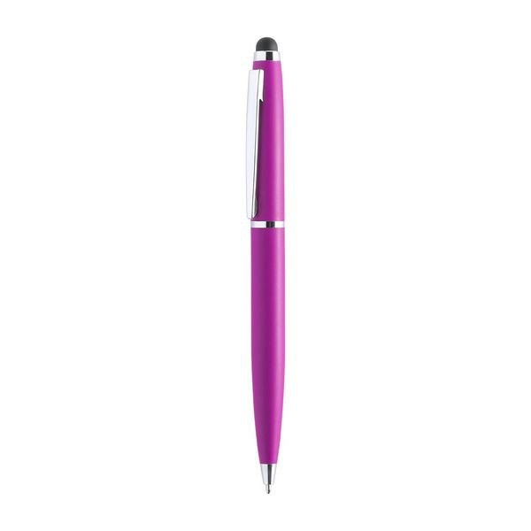 Blå penna med touch stylus - bläckblå Färg - Grön billigt