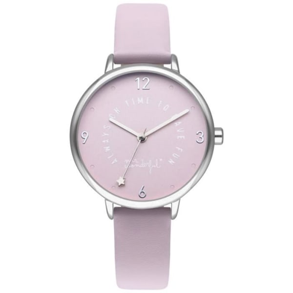 Klocka - MR WONDERFUL - DRÖM FOR ALLTID WR50100 - Kvarts - Analog - Rosa, Silver Rosa, grå