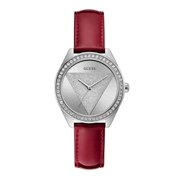 Klocka - Guess - Tri Glitz W0884L1 - Rostfritt stål - Läder - Kvarts Pengar