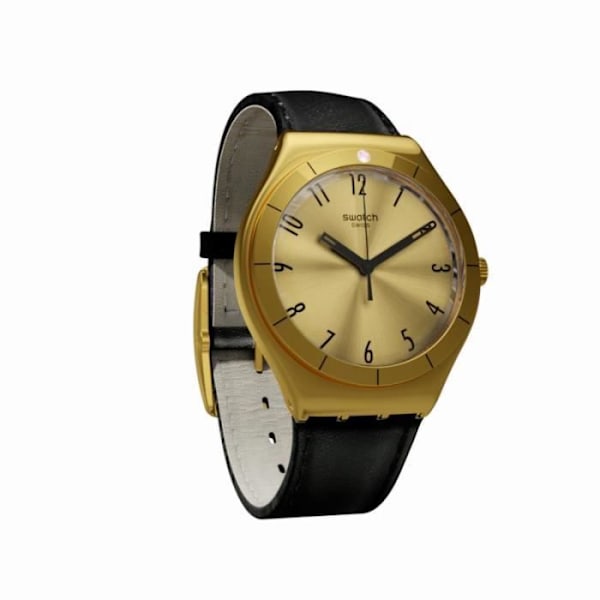 Ur - Swatch - YGG105 - Kvarts - Analog - Gyldent læder gyllene