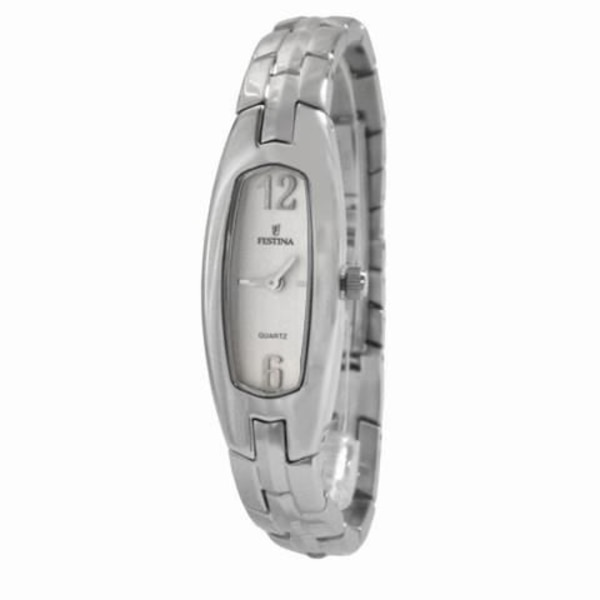 Ur - FESTINA - F16208-1 - Kvarts - Analog - Hvidt stål