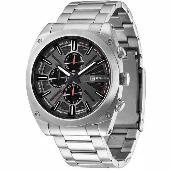 Ur - Police - R1473683025 - Quartz - Analog - Sort Stål Svart