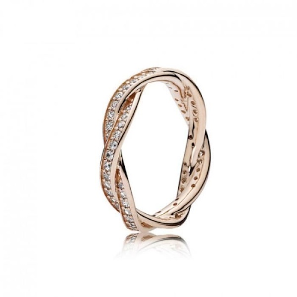 Sormus - PANDORA - 180892CZ-54 - Hopea - Cubic Zirkonia - Naiset