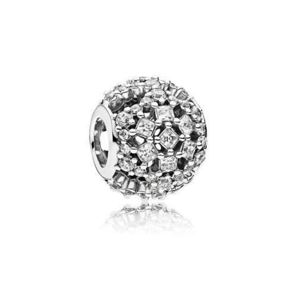 PANDORA Snow Squall Charm hopea Silver