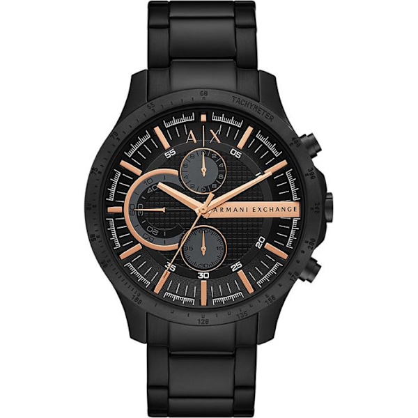 Armani Exchange Quartz Chronograph miesten kello ruostumattomasta teräksestä valmistettu rannekoru musta AX2429 Svart