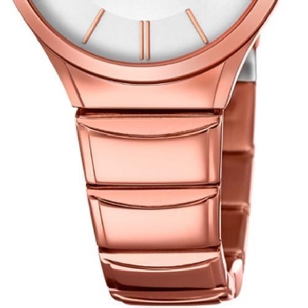 Dameur - Lotus - Minimalistisk - Kvarts - Rustfrit stål - Rosé UL18490/1 rosé, silver