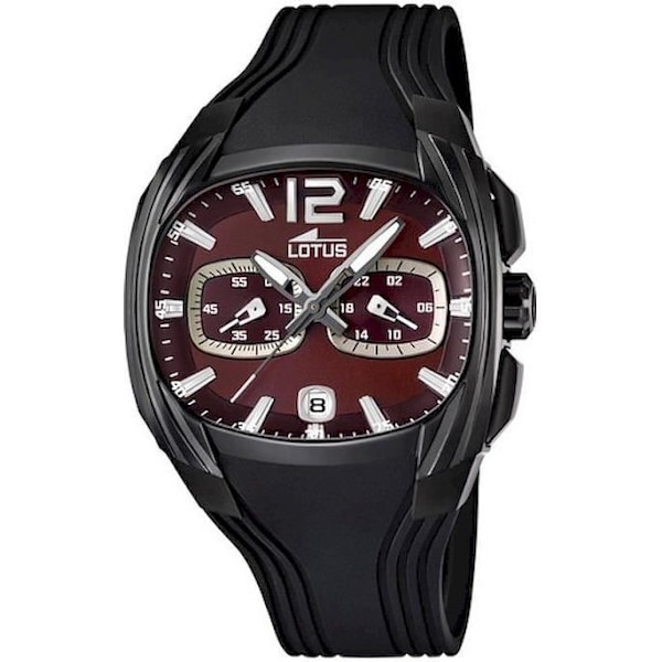 Ur - Lotus - 15757-C - Sort - Brun - Rustfrit stål