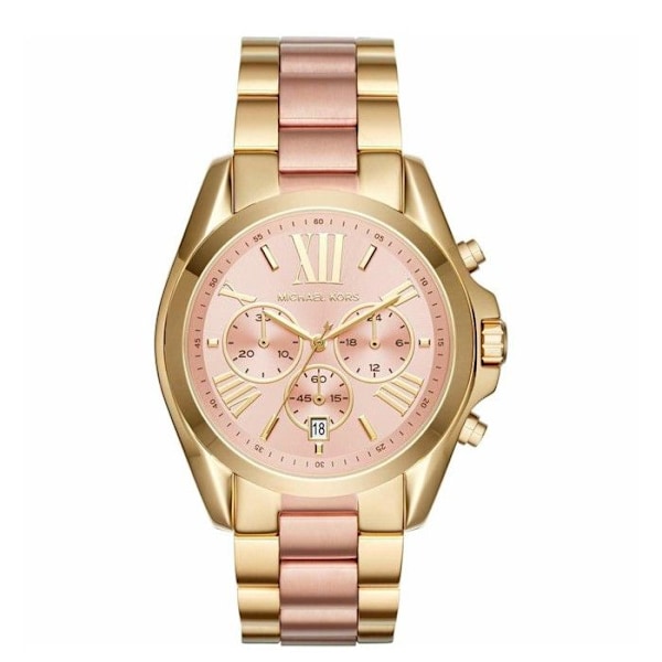 Ur - MICHAEL KORS - MK6359 - Tofarvet stål - Pink urskive - Analog Quartz Två tonig