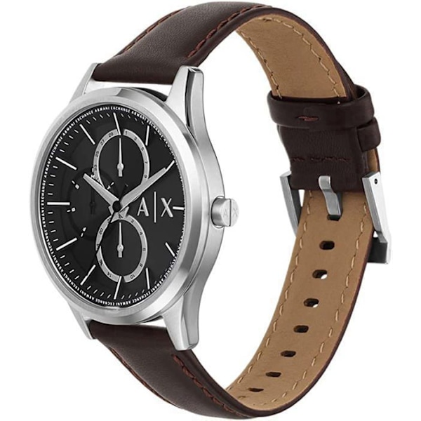 Armani Exchange Watch - Herr - AX1868 - Brunt Läder - 42mm - 5 bar kastanj