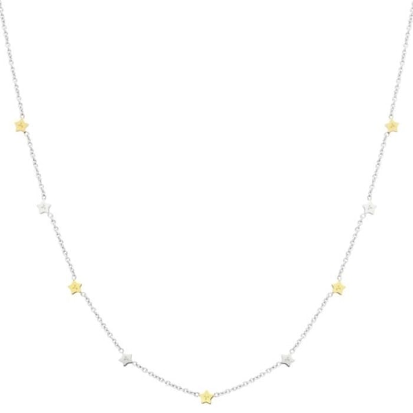 Collier - MR WONDERFUL - JOYAS SPARKLING WJ20302 - Guld - Rostfritt stål - Guldpläterad Gul, grå