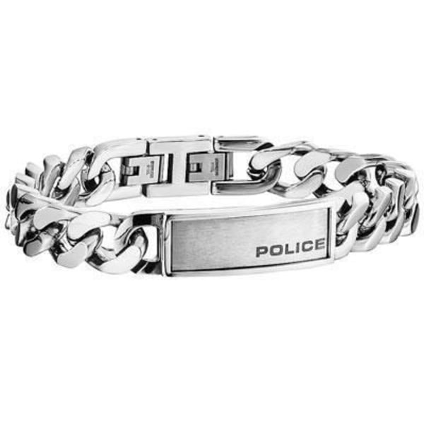 Armband - POLICE - S14ABO01B - Stål - Silver - Justerbart