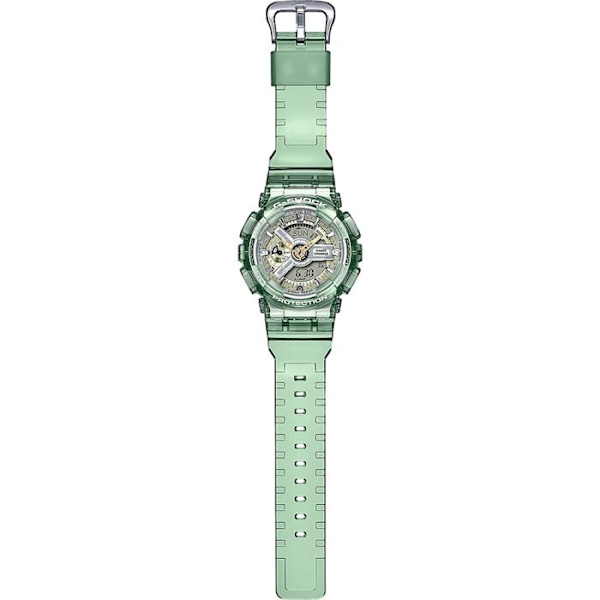 Kello - Casio - G-Shock GMA-S110GS-3AER - Kvartsi - Hartsi - Kaksoisnäyttö Grøn