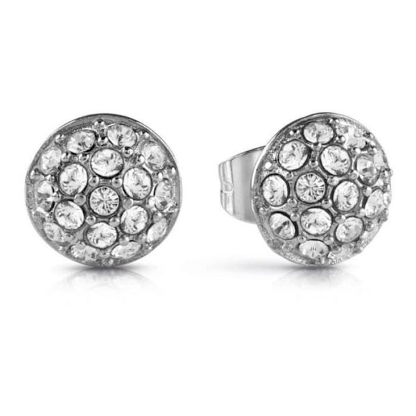 Øreringe - Guess - UBE28074 - Rustfrit stål - Sølvfarvet - Med sten Silver