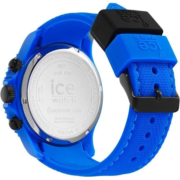Miesten rannekello ICE WATCH Quartz Chronograph Silikonihihna Sininen 019840 Blå
