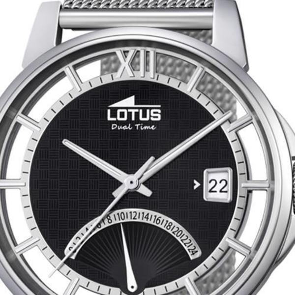 Ur - LOTUS - UL18326-2 - Analog - Kvarts - Sølv rustfrit stål silver, svart