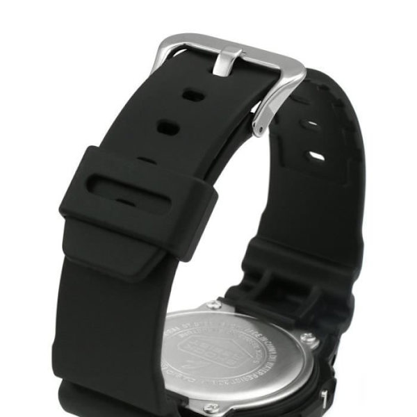 CASIO DW-5600BBM-1ER Digitalklocka för män - Kvarts - Svart - Plast Svart