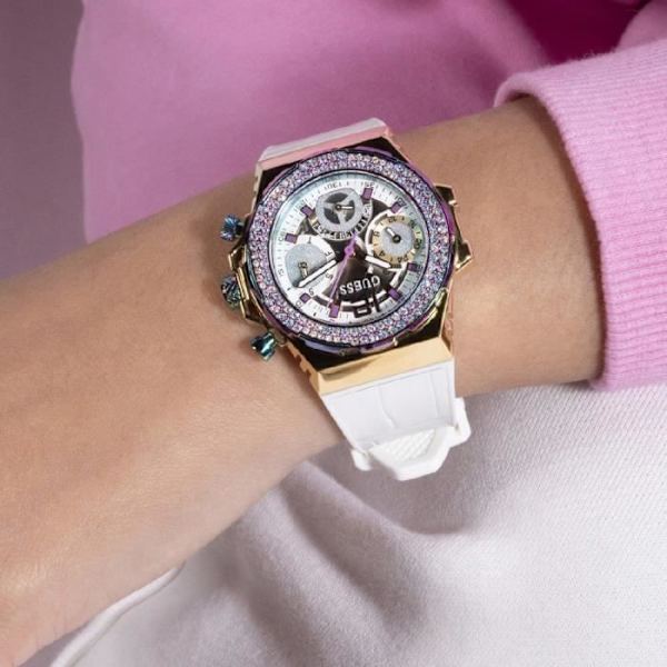 GUESS GW0553L2 Faux White Armbandsklocka
