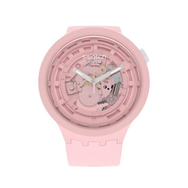 Klocka - Swatch - SB03P100 - Rosa - Kvarts - 3 ATM vattentät Rosa