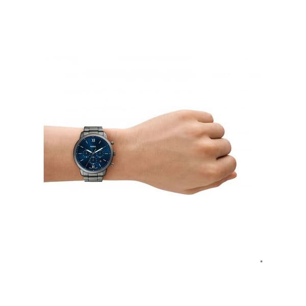 FOSSIL FS6111 herreur blå marine mode