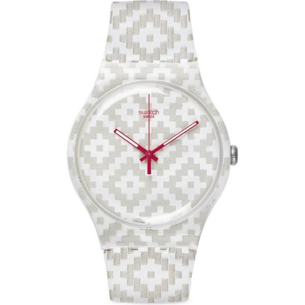Swatch unisexklocka Flying Carpet SUOW109 med...