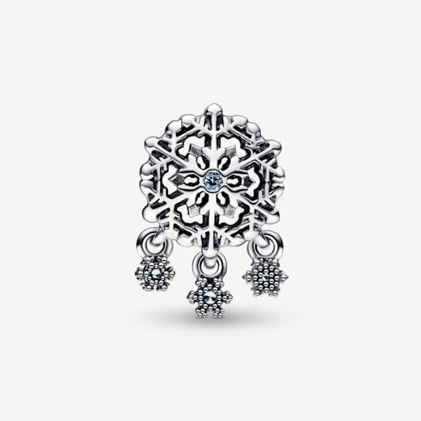 Charm-riipus - PANDORA - Jäätikköflokoni - Hopea - Valkoinen - Nainen