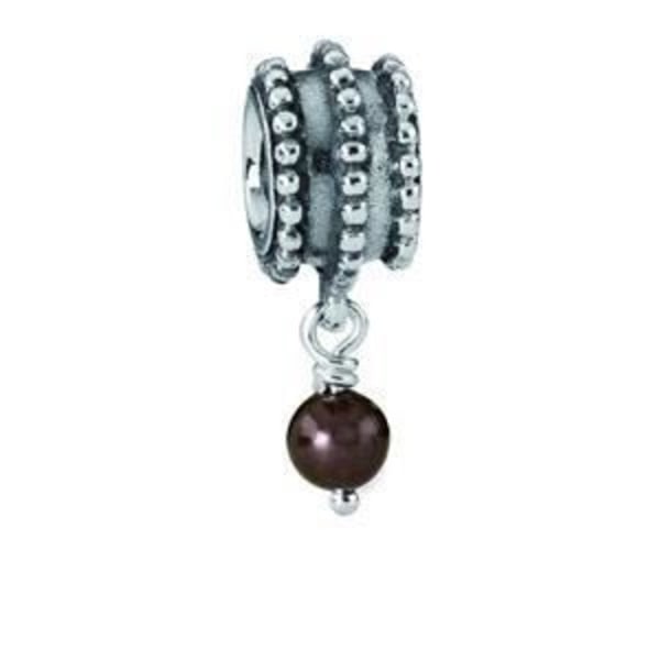 Bijou - Pandora - A79132BP - Silver 925 - Svart pärla - Kvinna Silver, Svart