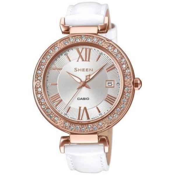 Kello - Casio - SHE-4057PGL-7AUER - Hopea - Kvarts - 5 Atm vesitiiveys Pengar