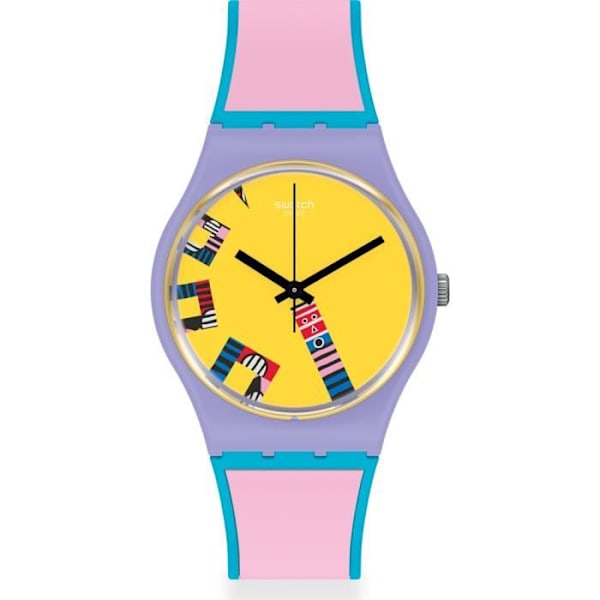 Ur - Swatch - GZ342 - Gul - Quartz Swiss Made - Analog Gul