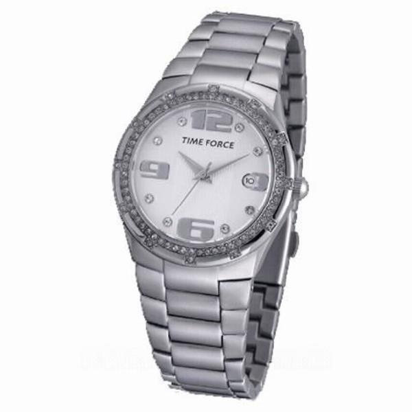 Ur - Time Force - TF3371L02M - Quartz - Analog - Sølvstål Damer