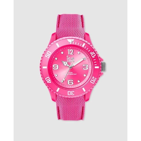 Ice-Watch - ICE sixty nine Neon rosa - Damur med silikonband - 014230 (liten)