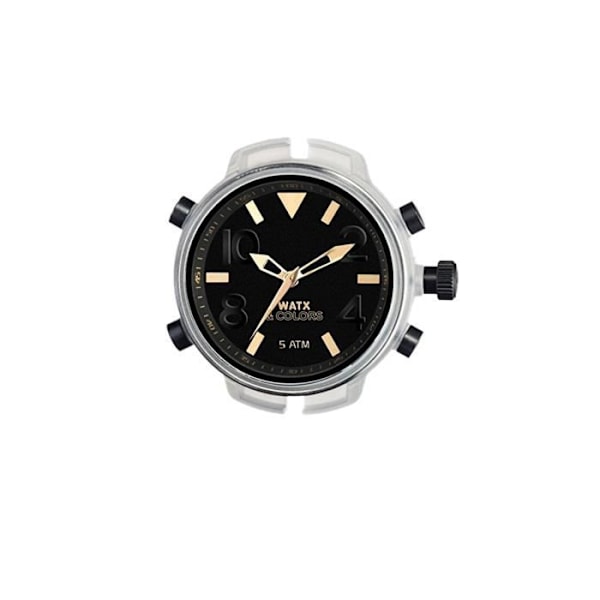 Herrearmbåndsur - WATX&COLORS - RWA3783 - Kvarts - Analog - Sort/Guld Svart guld