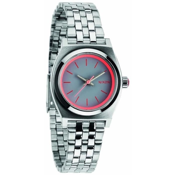 Damklocka - NIXON - MINI TIME TELLER A3991764 - Automatisk - Analog - Rostfritt stål Silvergrå